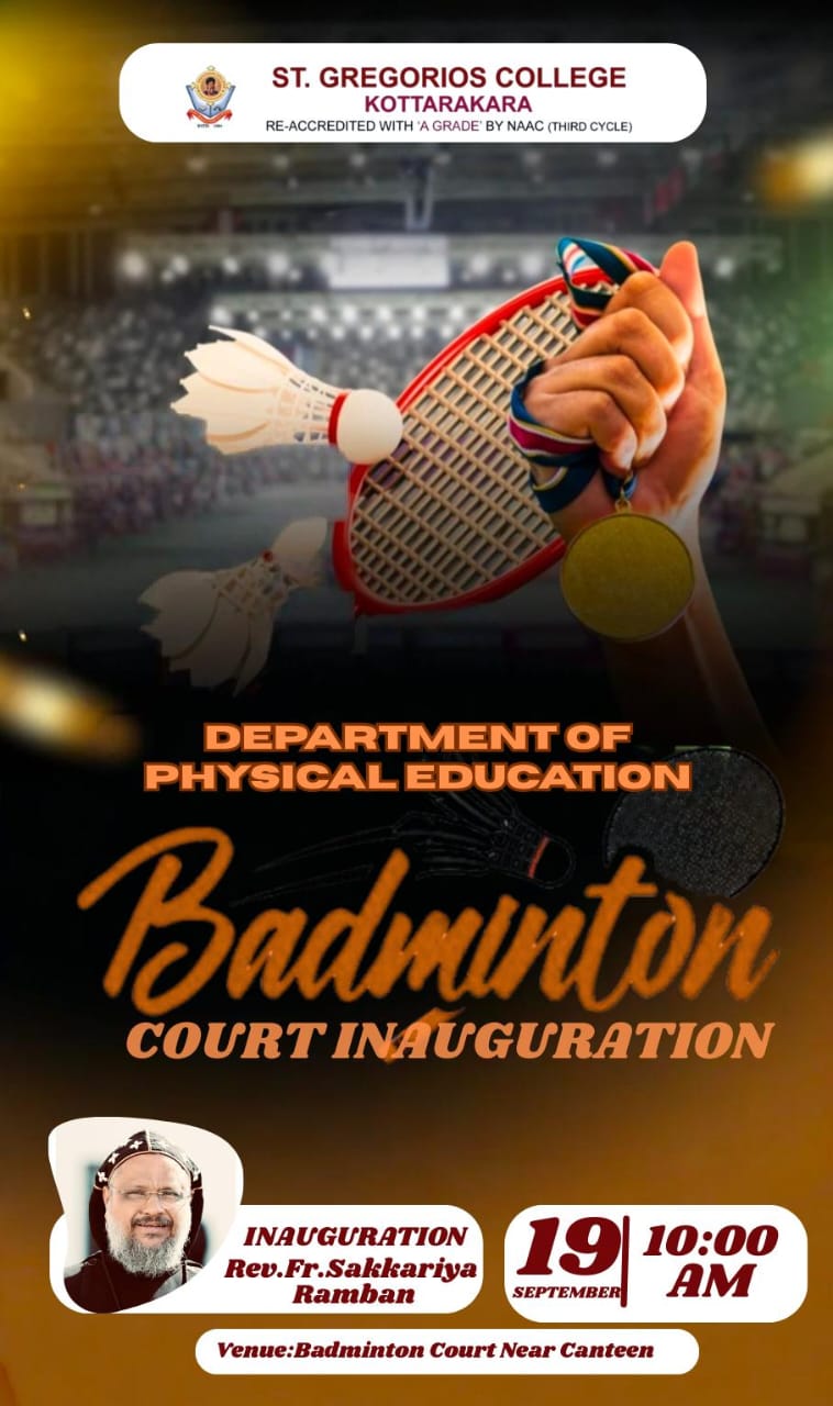 Badminton Court Inauguration: Dept of Physical Education